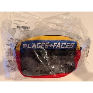 Places Faces Multi-color Pouch Bag Limited Hong Kong Pop-Up Exclusive